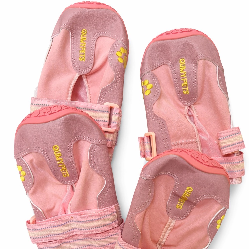 Dog boots Size 7 waterproof anti-slip Pink new